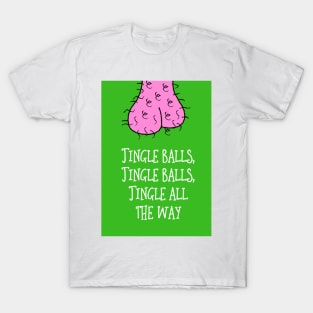 Jingle Balls Christmas Greeting T-Shirt